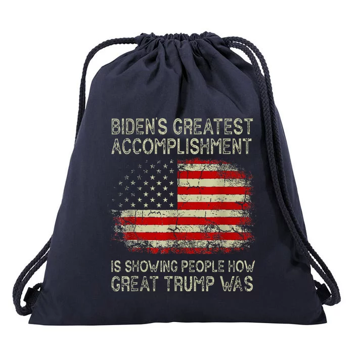 BidenS Greatest Accomplishment Is Showing Drawstring Bag