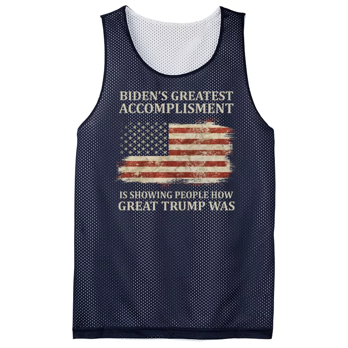 Bidens Greatest Accomplishment Is Showing People How Great Trump Was Usa Mesh Reversible Basketball Jersey Tank