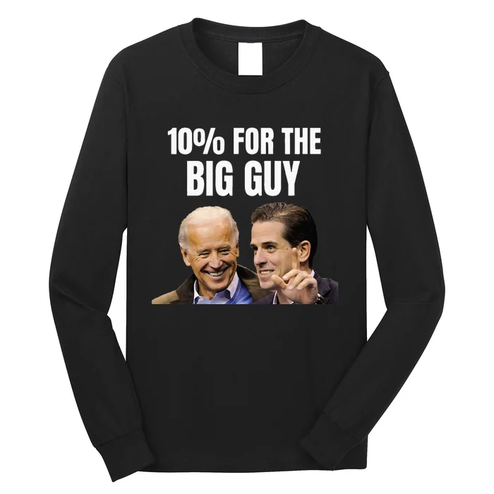 Big Guy AntiJoe Biden Long Sleeve Shirt