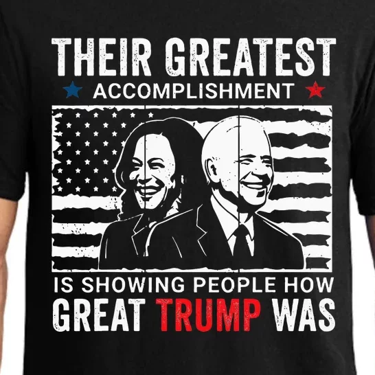 BidenS Greatest Accomplishment Funny Pro Donald Trump. Pajama Set