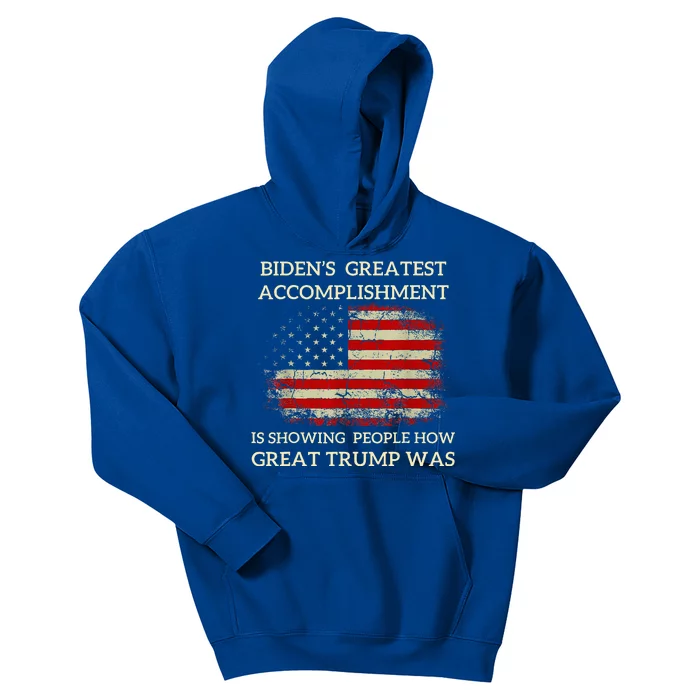 Bidens Greatest Accomplishment Is Showing Kids Hoodie