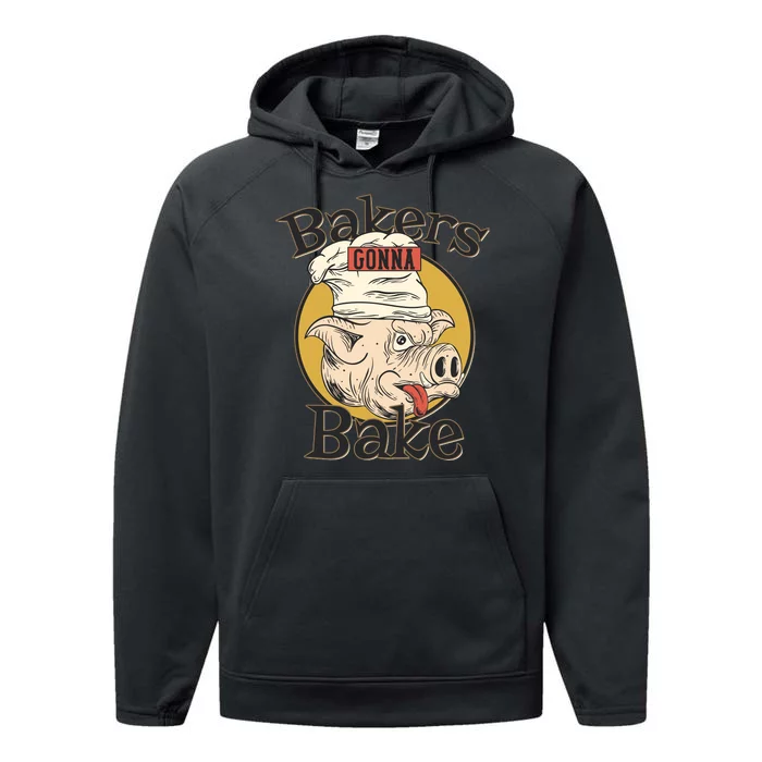 Bakers Gonna Bake Performance Fleece Hoodie