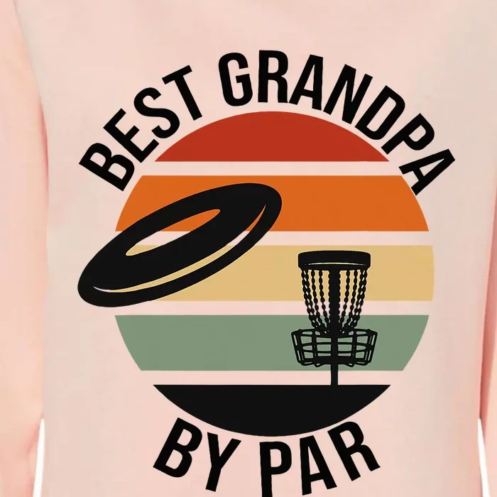 Best Grandpa By Par Fathers Day Womens California Wash Sweatshirt