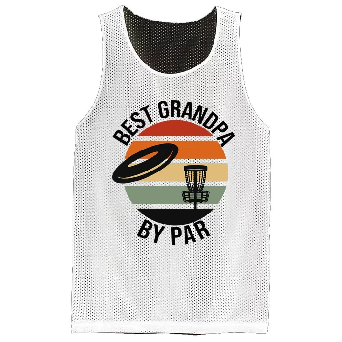 Best Grandpa By Par Fathers Day Mesh Reversible Basketball Jersey Tank