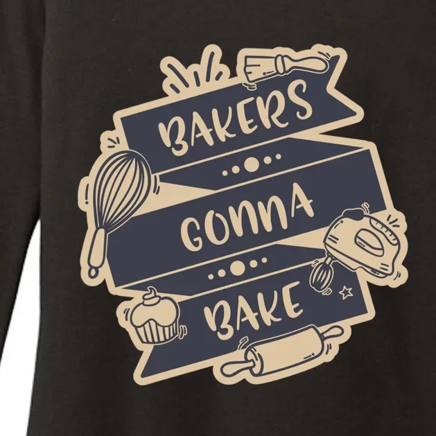 Bakers Gonna Bake For Bakers Cupcake Funny Proud Baker Cool Gift Womens CVC Long Sleeve Shirt