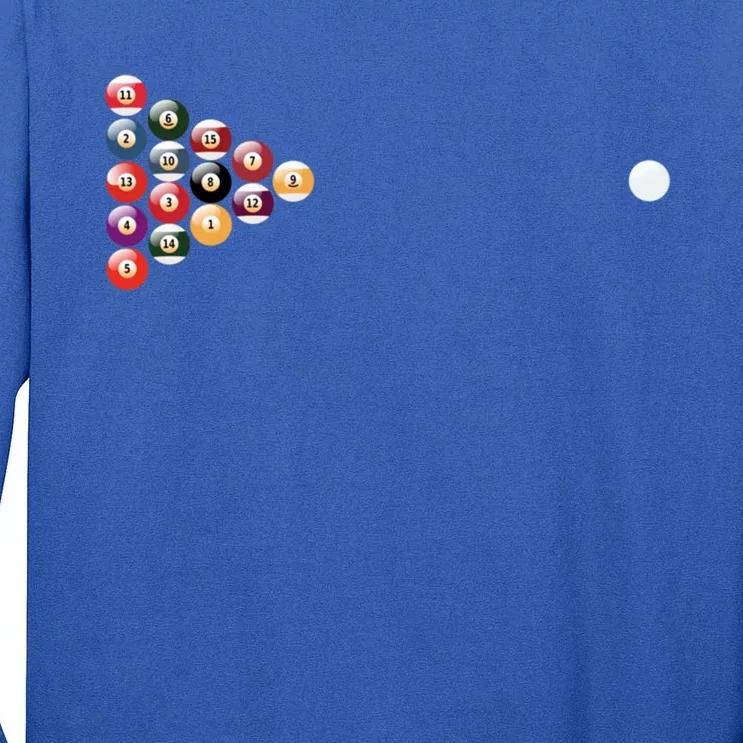 Billiards Gift Tall Long Sleeve T-Shirt