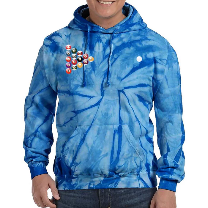 Billiards Gift Tie Dye Hoodie