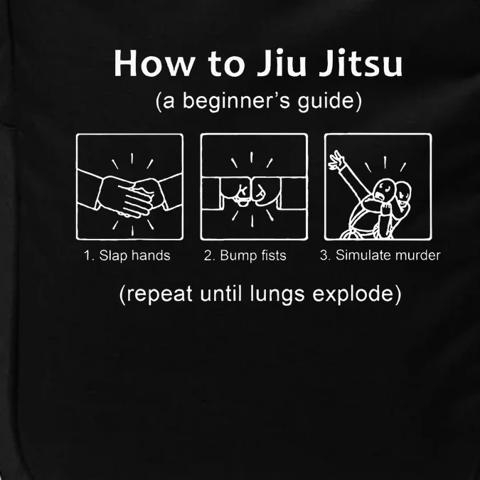 Bjj Gifts Beginner Jiu Jitsu Guide Funny Brazilian Jiu Jitsu Impact Tech Backpack