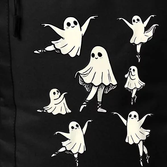 Ballet Ghost Ballet Dancer Spooky Dance Teacher Halloween Daily Commute Backpack