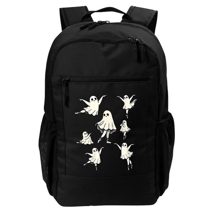 Ballet Ghost Ballet Dancer Spooky Dance Teacher Halloween Daily Commute Backpack