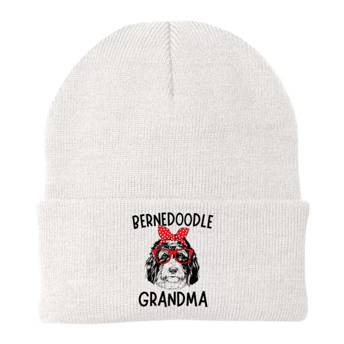 Bernedoodle Grandma Bernedoodle Dog Nana MotherS Day Knit Cap Winter Beanie