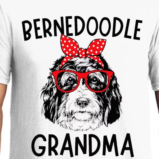 Bernedoodle Grandma Bernedoodle Dog Nana MotherS Day Pajama Set