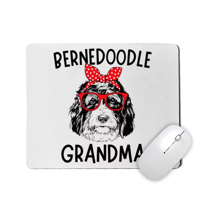 Bernedoodle Grandma Bernedoodle Dog Nana MotherS Day Mousepad