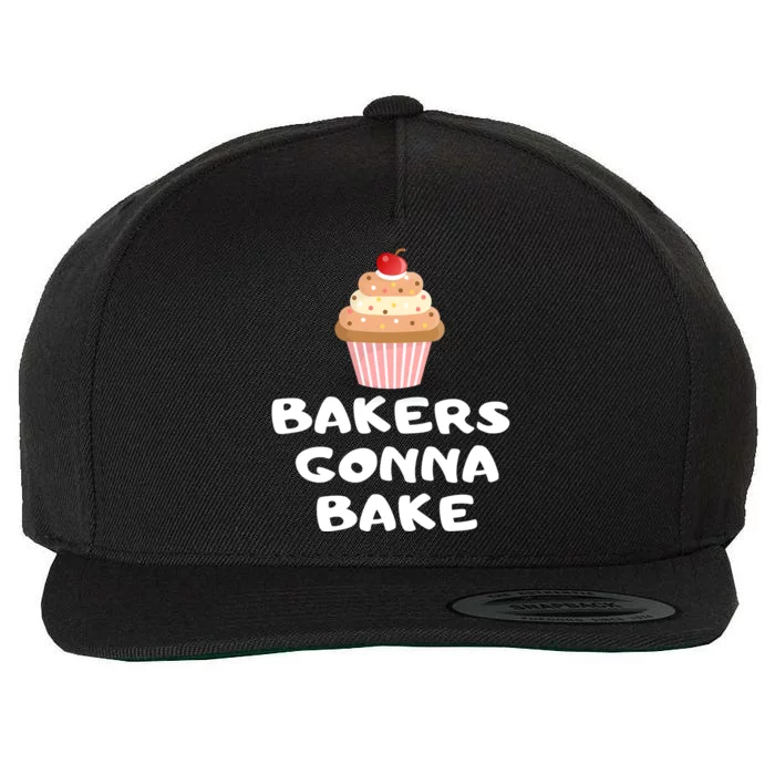 Bakers Gonna Bake Funny Baking Gift Wool Snapback Cap