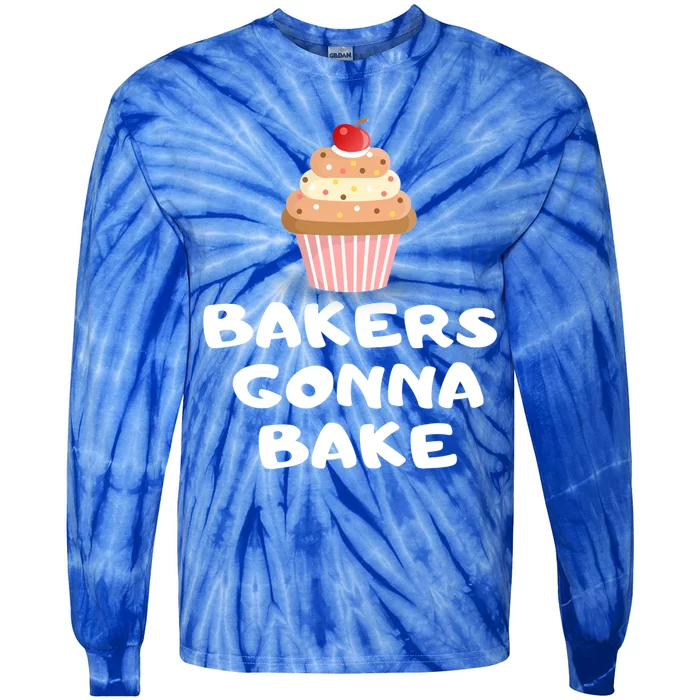 Bakers Gonna Bake Funny Baking Gift Tie-Dye Long Sleeve Shirt