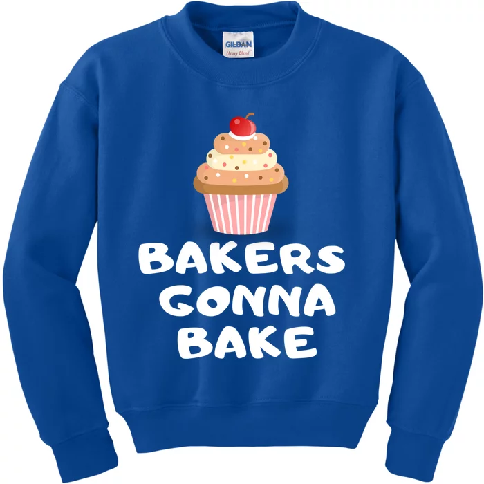 Bakers Gonna Bake Funny Baking Gift Kids Sweatshirt