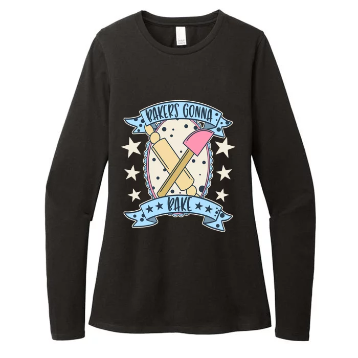 Bakers Gonna Bake Cute Baker Great Gift Womens CVC Long Sleeve Shirt