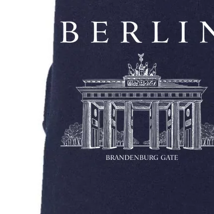 Berlin Germany Brandenburg Gate Doggie 3-End Fleece Hoodie