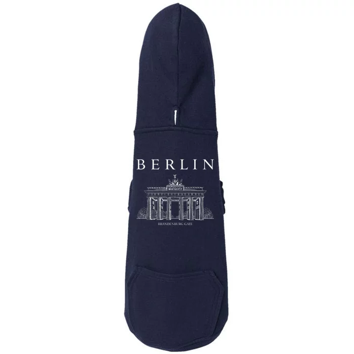 Berlin Germany Brandenburg Gate Doggie 3-End Fleece Hoodie