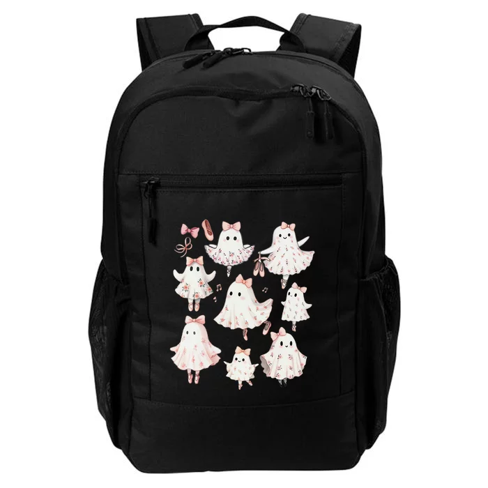 Ballet Ghost Ballet Dancer Spooky Dance Teacher Halloween Daily Commute Backpack