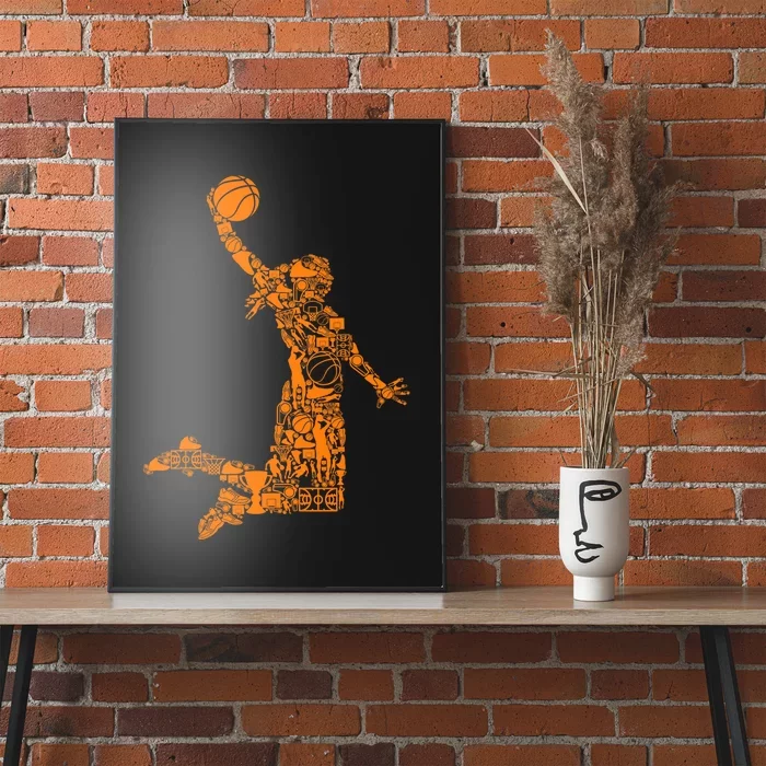 Basketball Girl Poster