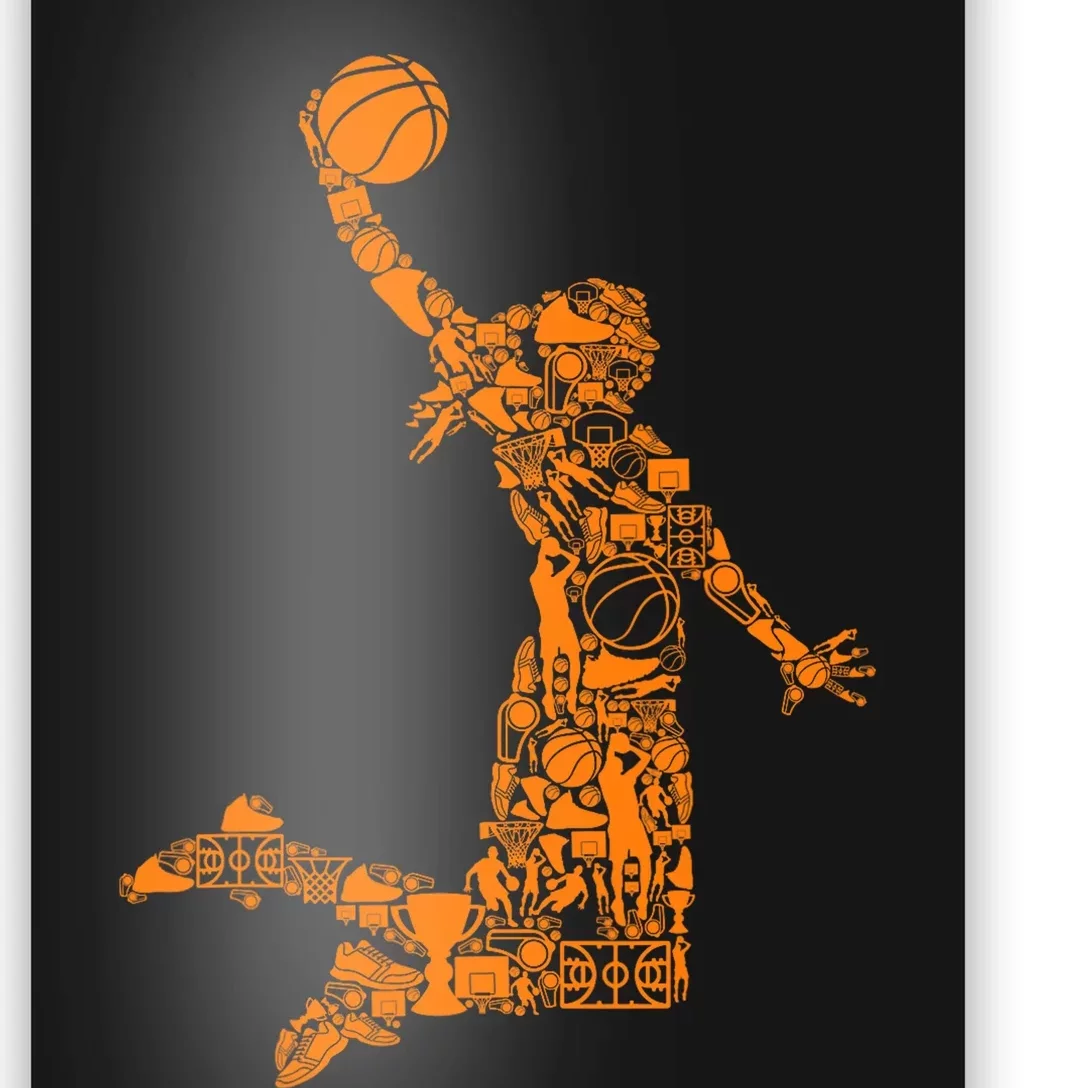 Basketball Girl Poster