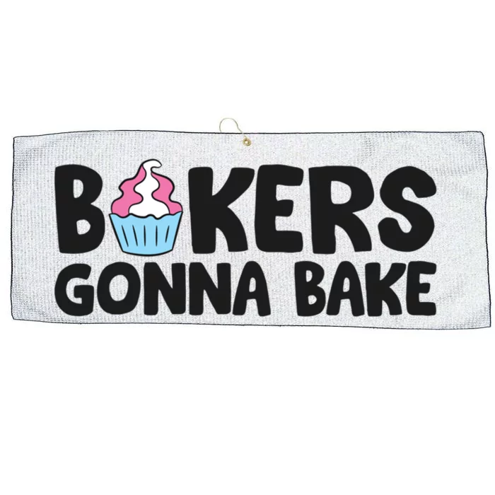 Bakers Gonna Bake Kitchen Dessert Baking Cupcakes Gift Large Microfiber Waffle Golf Towel