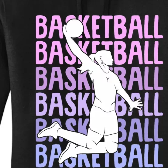 Basketball Girl Women's Pullover Hoodie