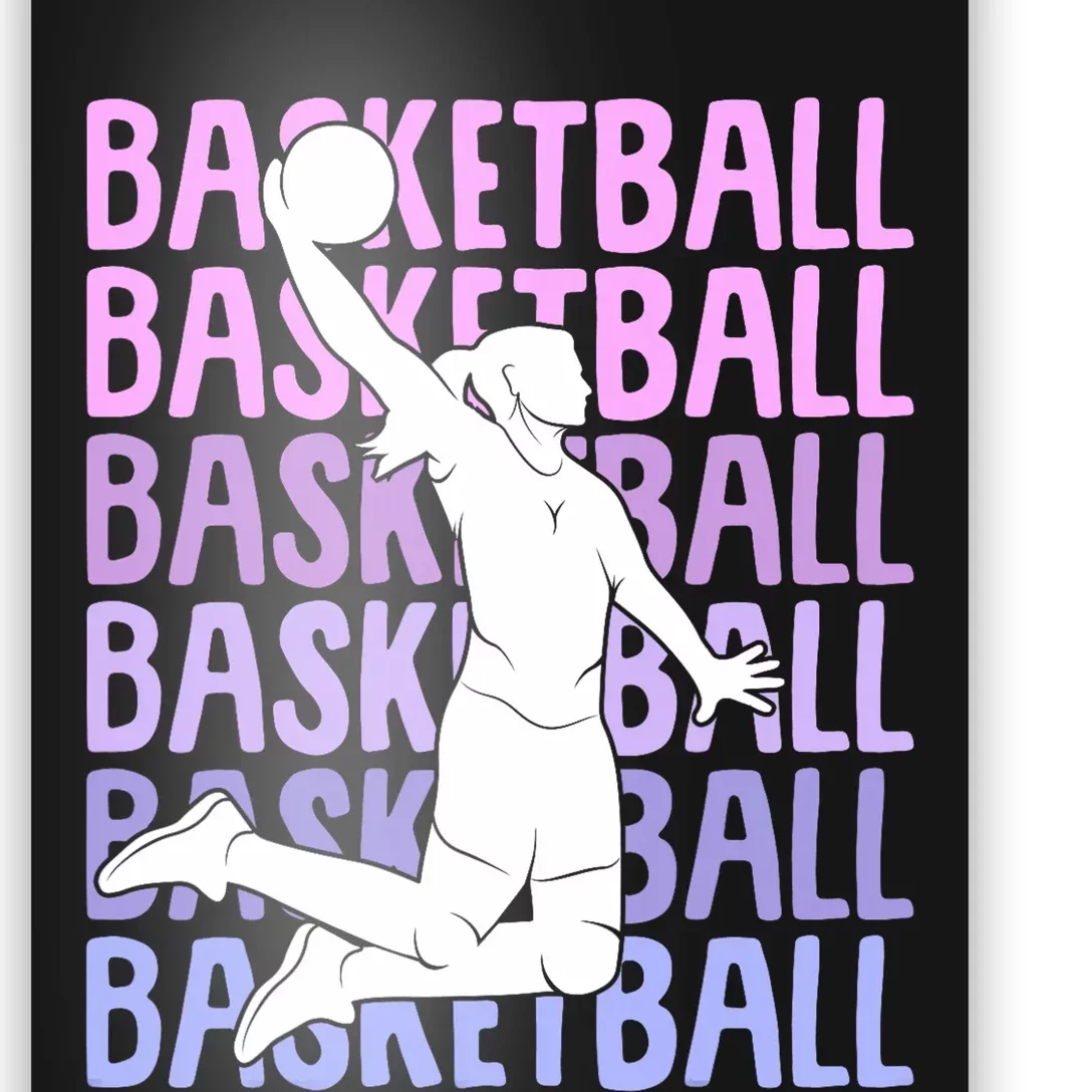 Basketball Girl Poster