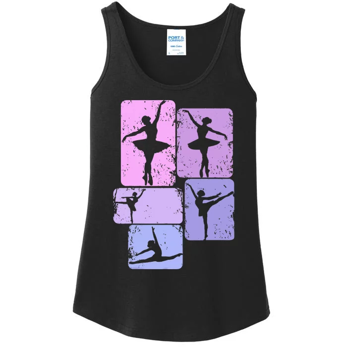 Ballerina Girl Ballet Ladies Essential Tank