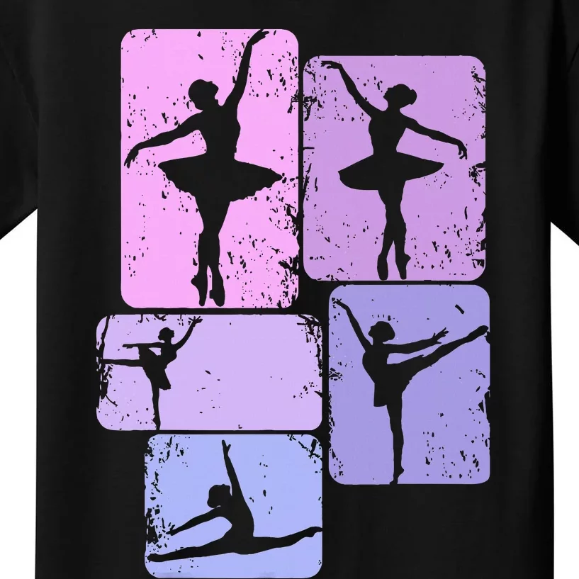 Ballerina Girl Ballet Kids T-Shirt