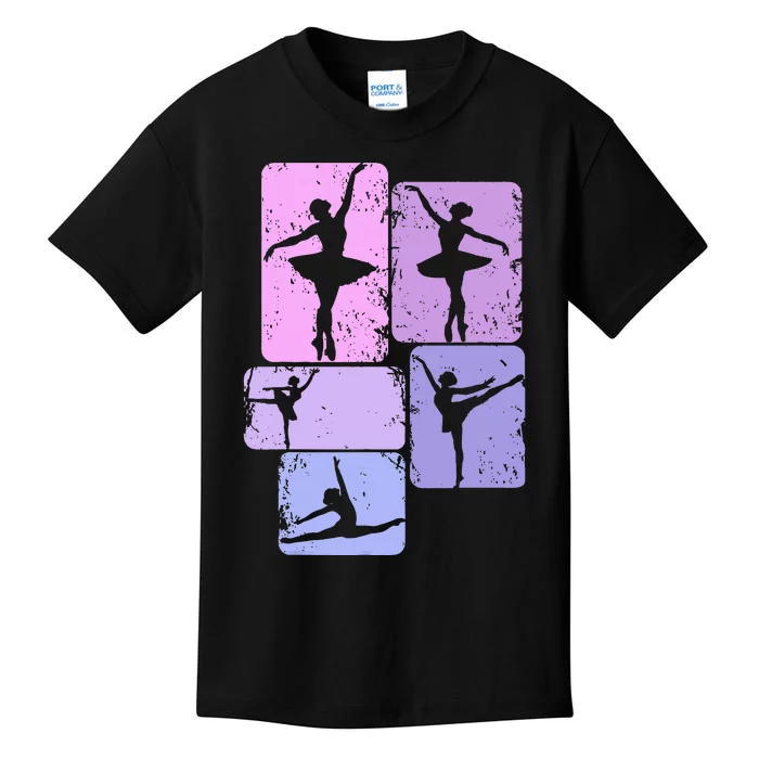 Ballerina Girl Ballet Kids T-Shirt