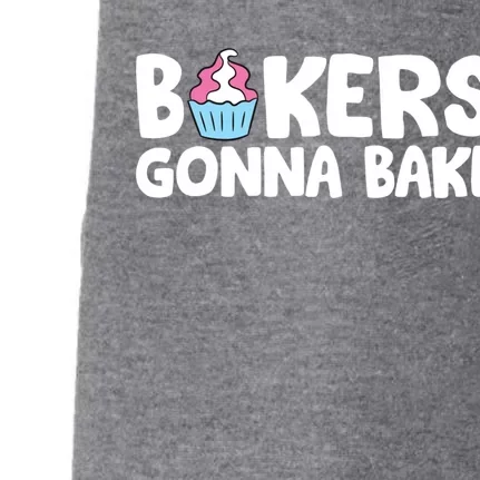 Bakers Gonna Bake Kitchen Dessert Baking Cupcakes Gift Doggie 3-End Fleece Hoodie