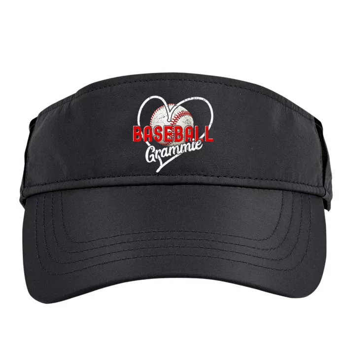 Baseball Grammie Baseball Love Baseball Player Adult Drive Performance Visor