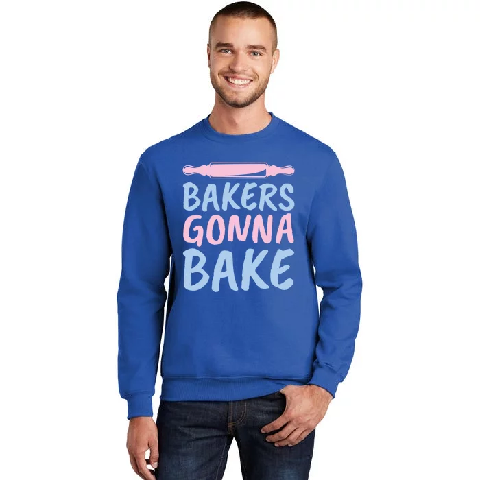 Bakers Gonna Bake Pink Purple Baking Gift Tall Sweatshirt