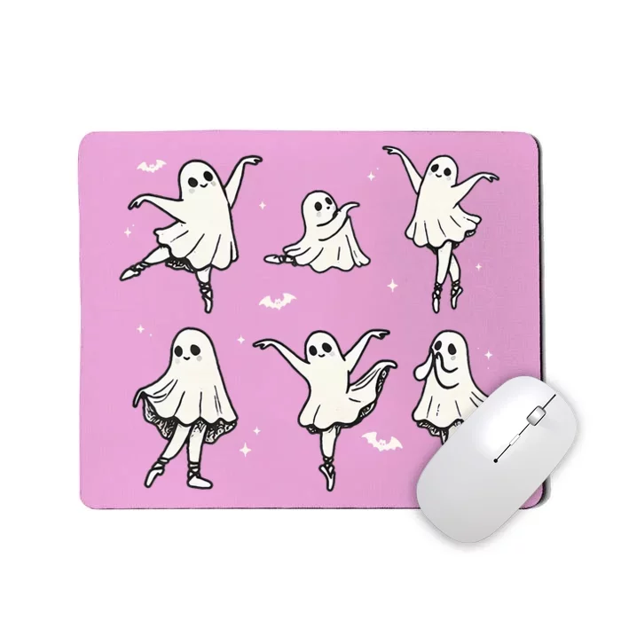 Ballet Ghost Ballet Dancer Spooky Dance Halloween Mousepad