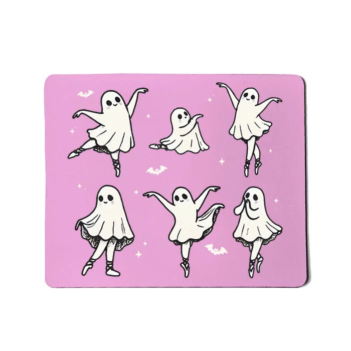 Ballet Ghost Ballet Dancer Spooky Dance Halloween Mousepad