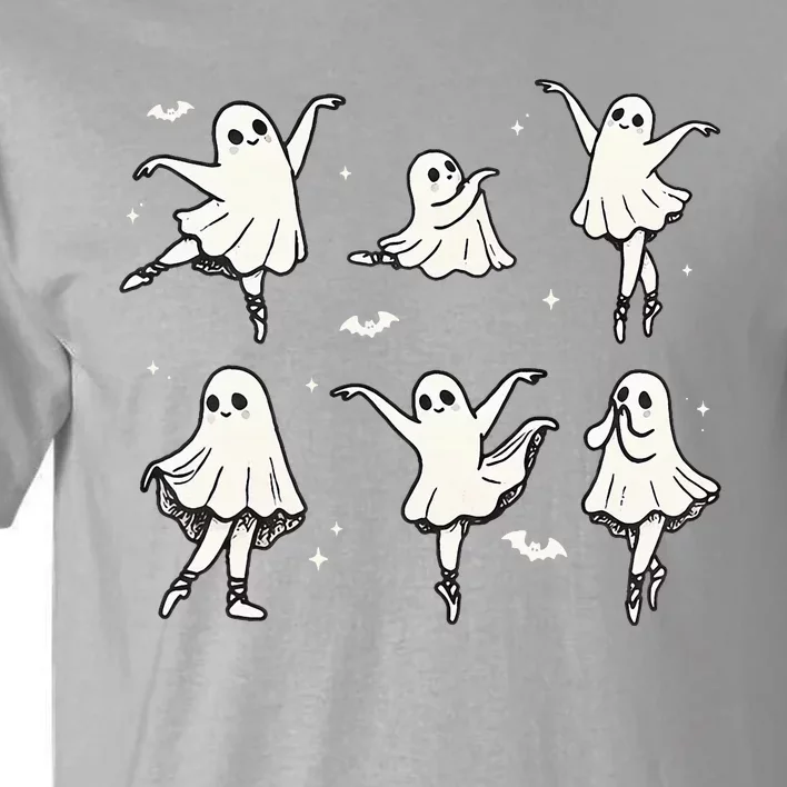 Ballet Ghost Ballet Dancer Spooky Dance Halloween Tall T-Shirt