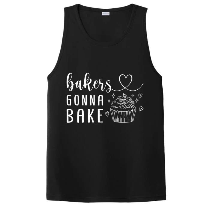 Bakers Gonna Bake Pastry Sweet Fan Chef Hobby Interest Cake Gift Performance Tank