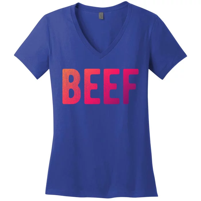 Beef Gift Women's V-Neck T-Shirt