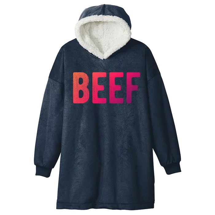 Beef Gift Hooded Wearable Blanket