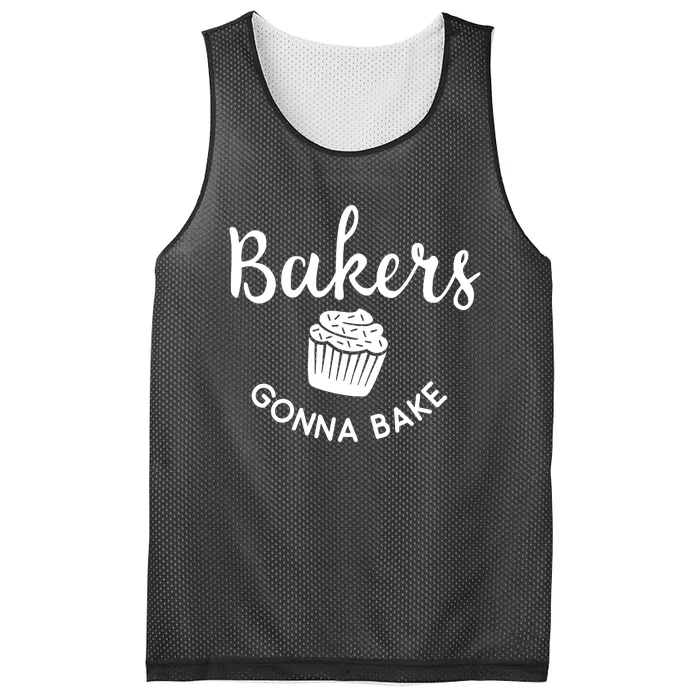 Bakers Gonna Bake Mesh Reversible Basketball Jersey Tank