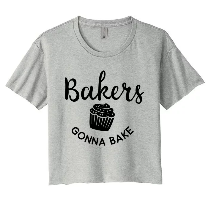 Bakers Gonna Bake Women's Crop Top Tee