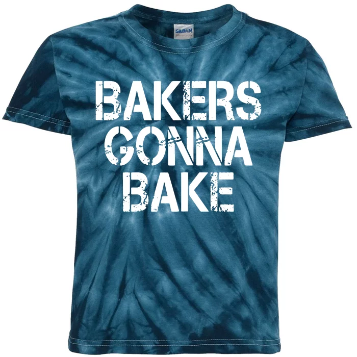 Bakers Gonna Bake Funny Baking Kids Tie-Dye T-Shirt