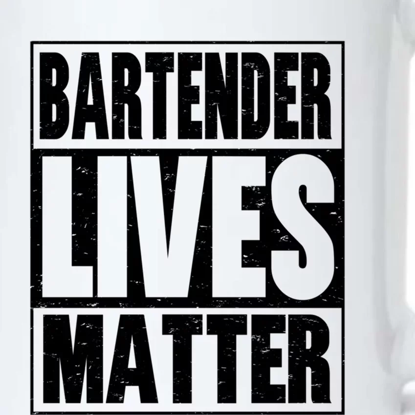 Bartender Gift Bartending Lives Matter Hooded Gift Black Color Changing Mug