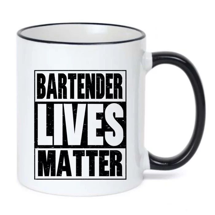 Bartender Gift Bartending Lives Matter Hooded Gift Black Color Changing Mug