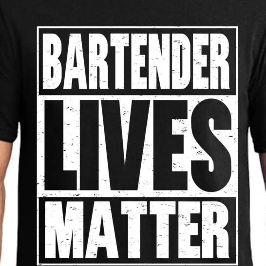 Bartender Gift Bartending Lives Matter Hooded Gift Pajama Set