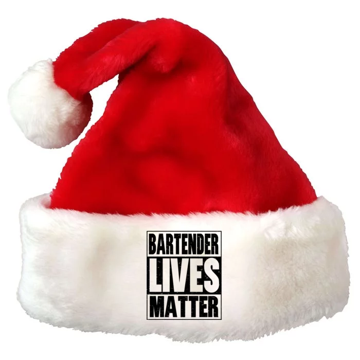 Bartender Gift Bartending Lives Matter Hooded Gift Premium Christmas Santa Hat