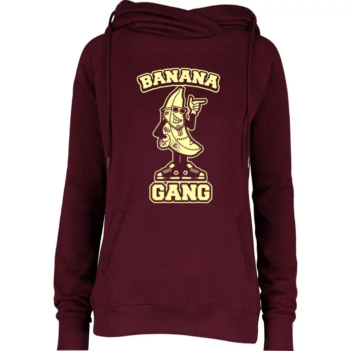 Banana Gang Womens Funnel Neck Pullover Hood