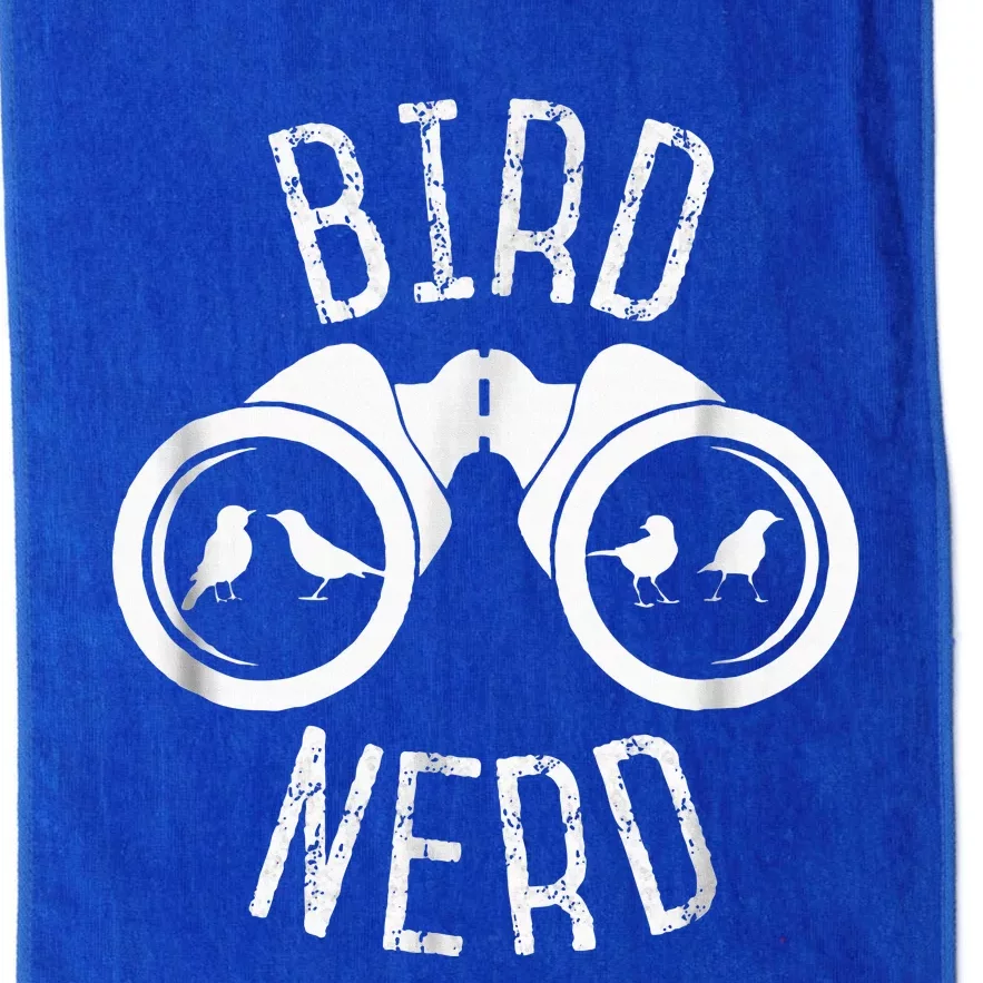 Birdwatcher Gifts Birdwatching Bird Nerd Platinum Collection Golf Towel